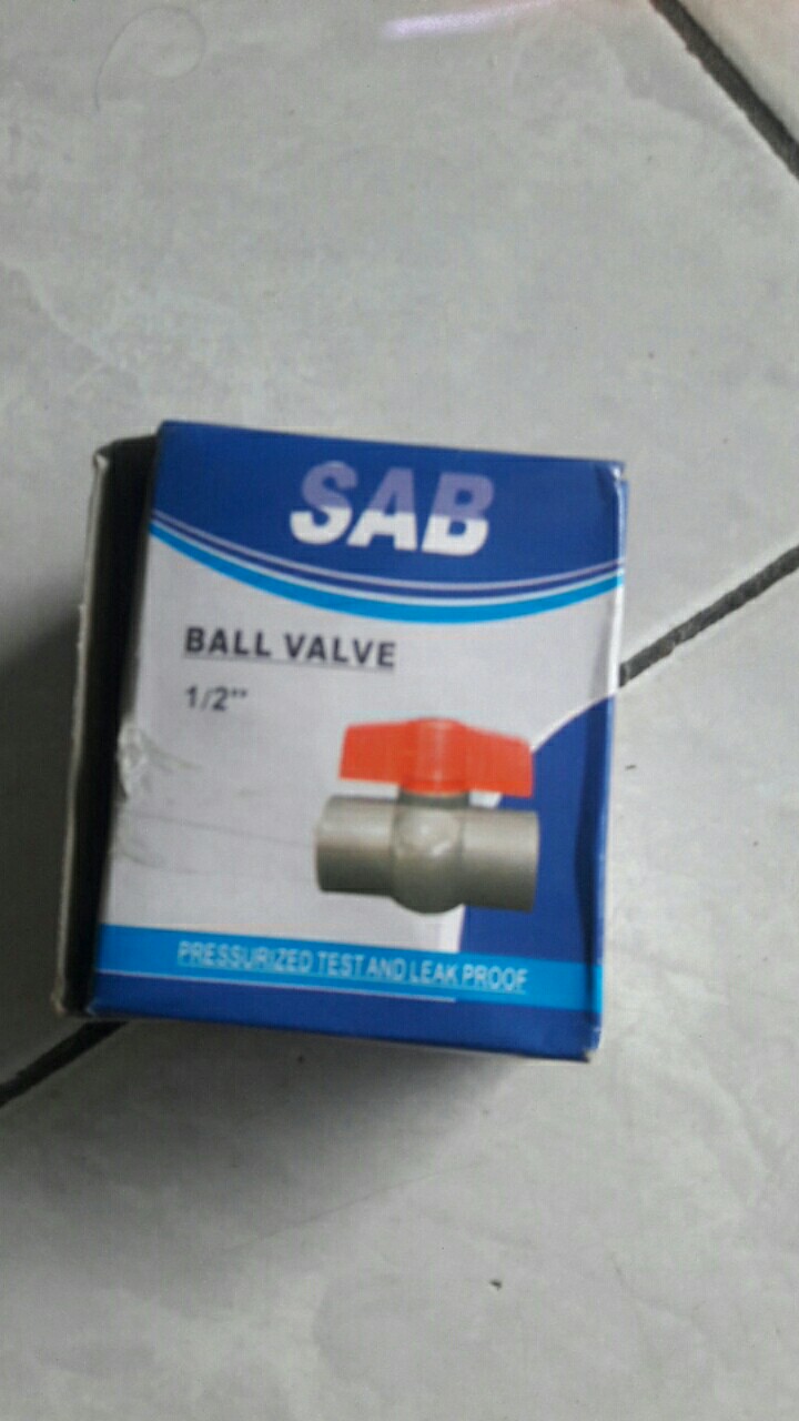 Stopkran Ballvalve Pvc 1/2 Inch
