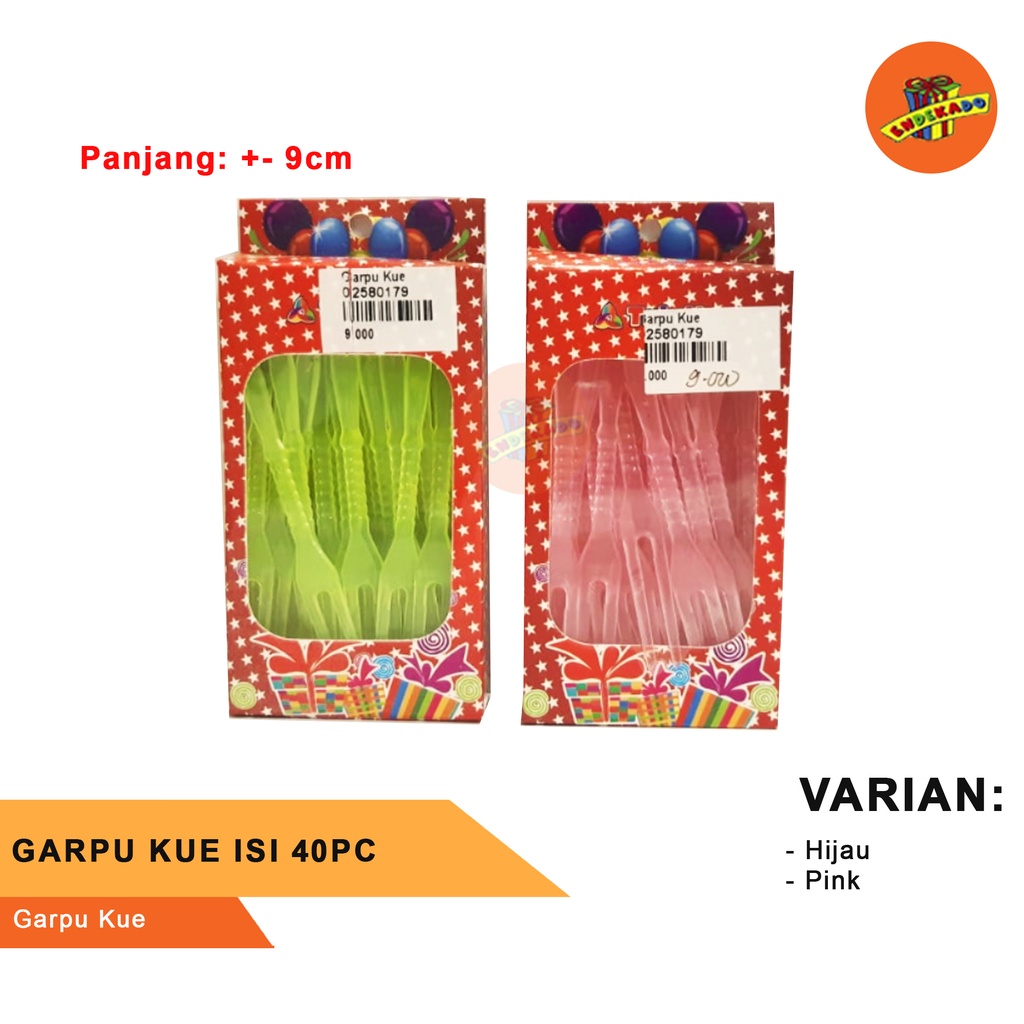 GARPU KUE ISI 40PC - Garpu Kue