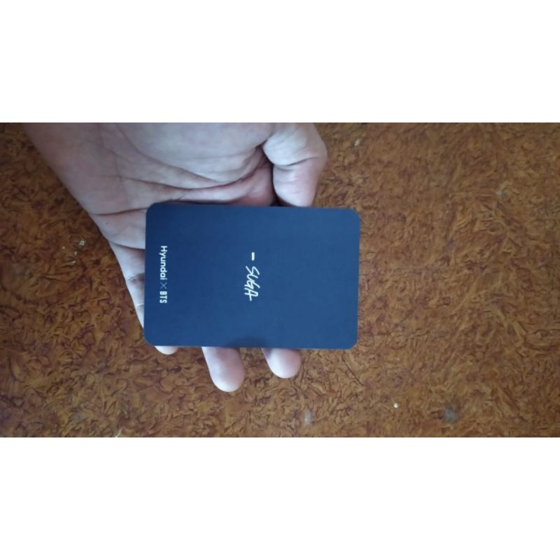 ((SUGA)) PHOTOCARD BTS X HYUNDAI