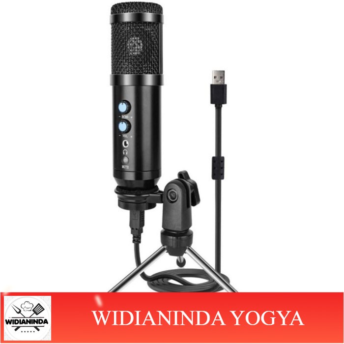 TaffSTUDIO Tech Microphone Condenser USB Mikrofon with Stand UD-900FX