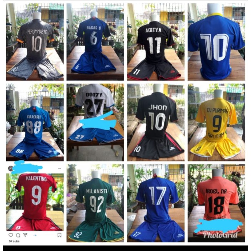 

name set, nama da nomer punggung