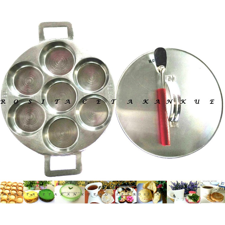 Rosita Cetakan Kue Wingko babat Martabak Mini Apem Lumpur Cubit Telur Cilor OT