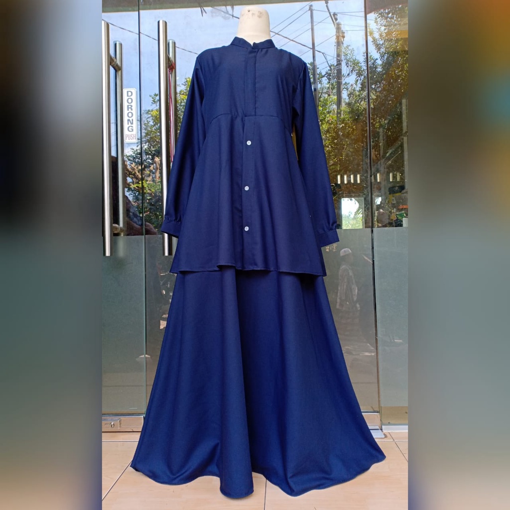 SERAGAM PEMDA NAVY.  GAMIS BAJU WANITA. PEMDA NAVY TOYOBO ORI