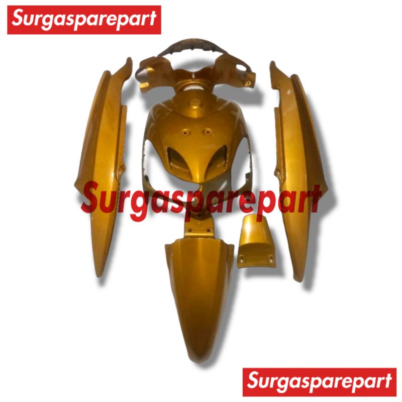 Body halus Yamaha Mio smile warna gold emas