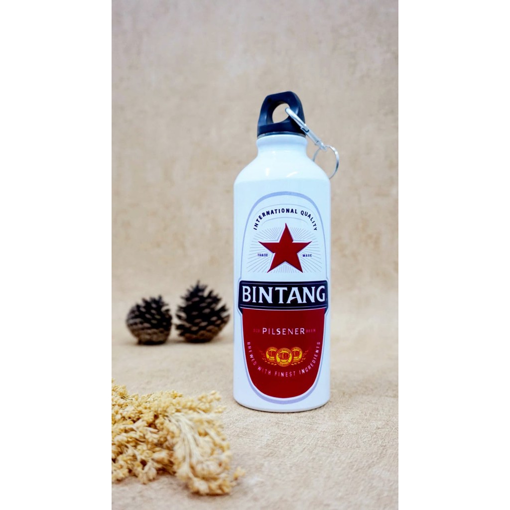 Botol Minum Printing Unik Motif Minuman │ Tumbler Printing Unik-Motif Bir Bintang