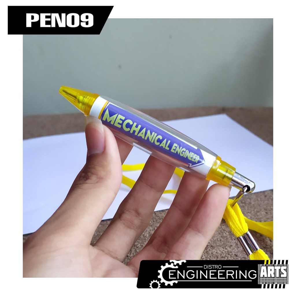 

Pulpen Kalung Kuning Sticker Mechanical engineer Pena Sovernir / PEN09