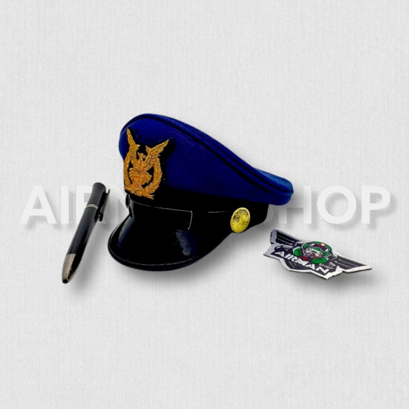 Miniatur Topi Pet PDU TNI AU
