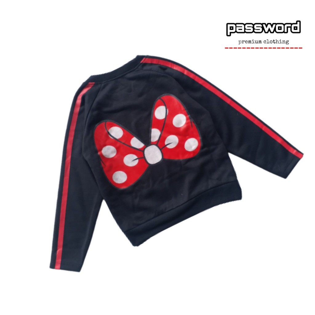 HappyOliver PASSWORD SET SWEATER MY RED RIBBON Setelan piyama 1 - 7 Tahun Baju Anak BerKualitas