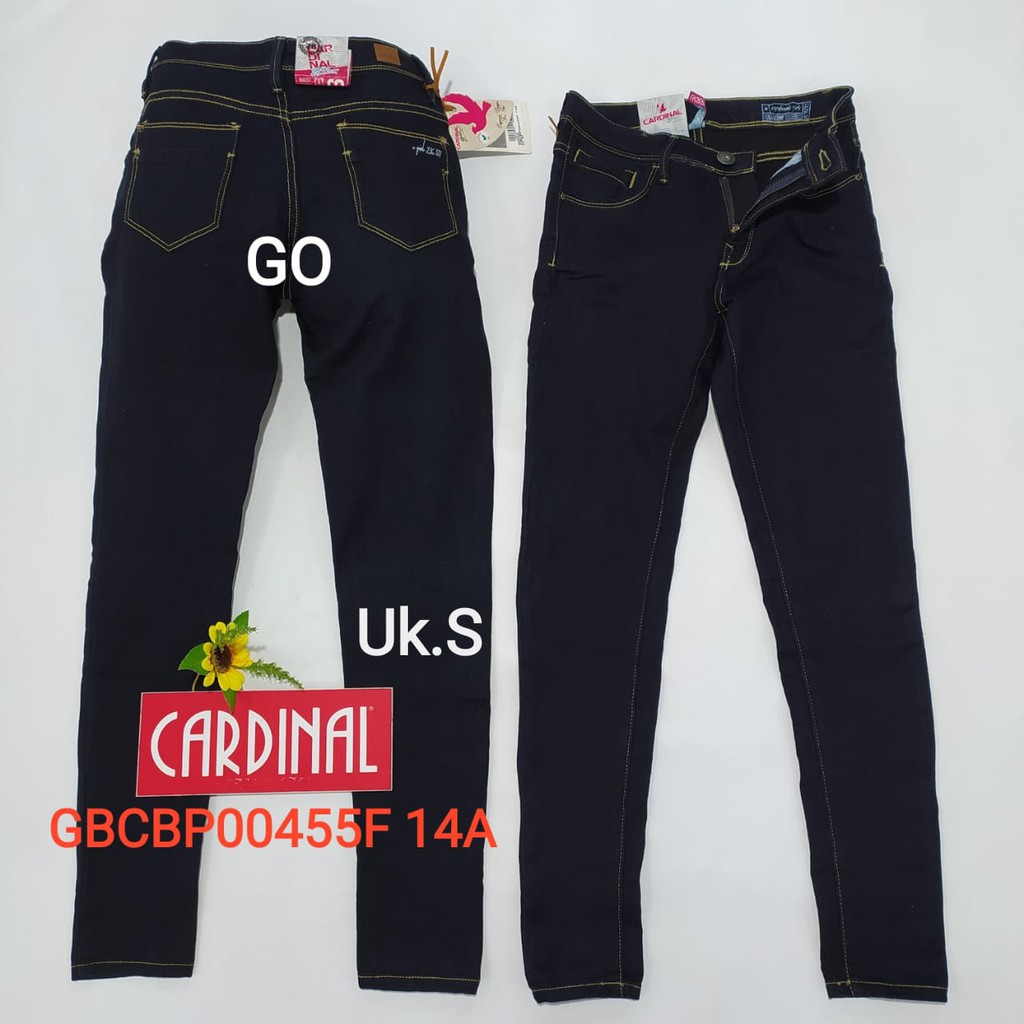 gof S CELANA JEANS CARDINAL Pensil Stretch Skinny Slimfit Mini Skinny Celana Panjang Perempuan Ladys