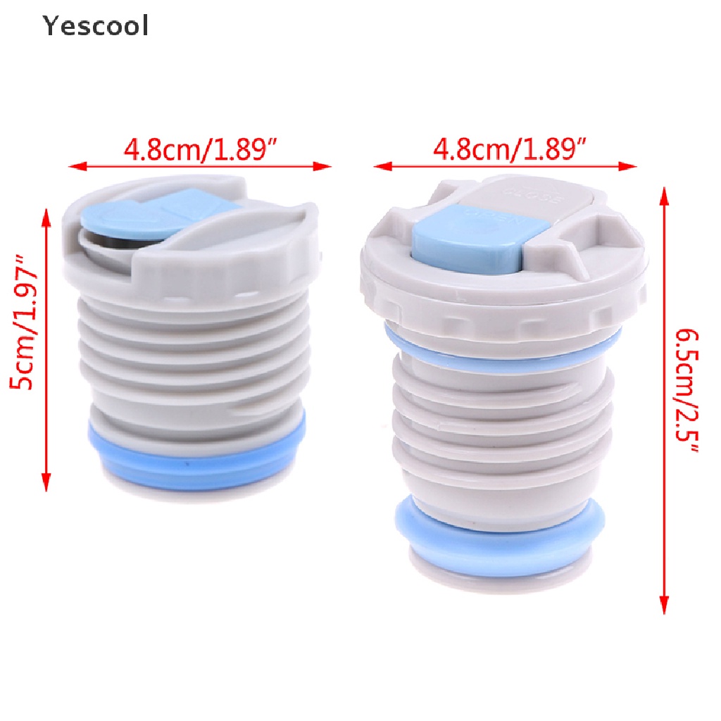 Yescool Plastic Vacuum Flask Lid Thermos Cover Portable Universal Travel Mug Accessories .