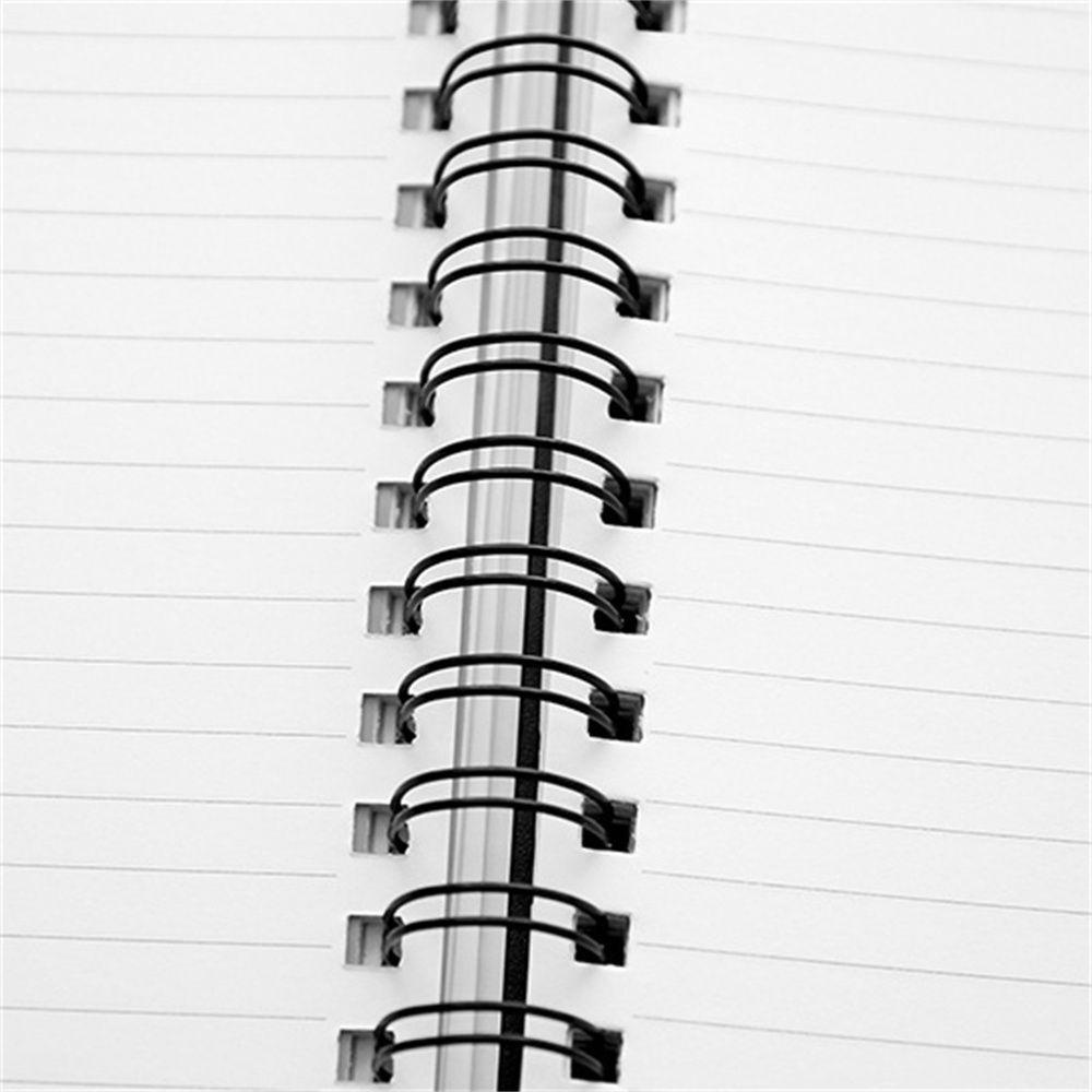 Mxbeauty Bussiness NoteBook Siswa Perlengkapan Sekolah Memo Pad Waktu Organizer Diary Agenda Garis Horizontal Kertas Coil NoteBook