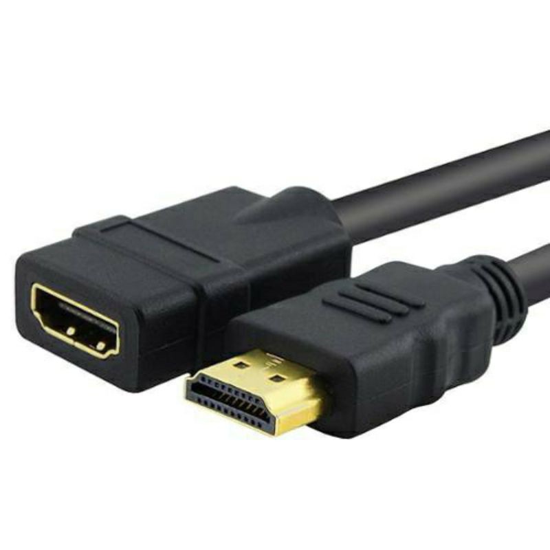 Kabel HDMI Extention Male to Female 30Cm Extender Cable 0.3M Mysunstore