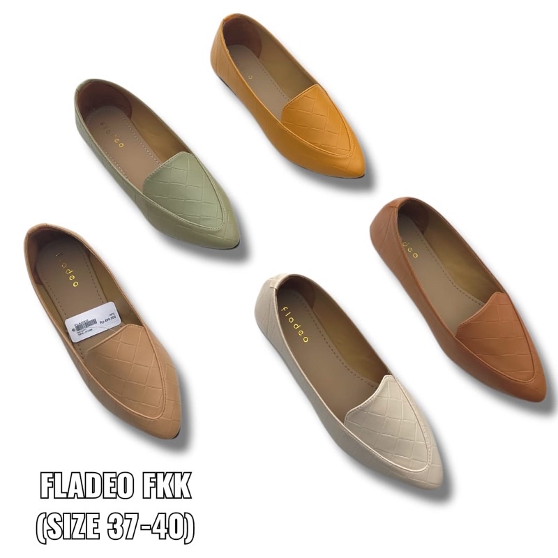 Wedges Fladeo / Flat Shoes Fladeo / Flat Shoes Untuk Ke Kantor / Flat Shoes Sepatu Kantor Wanita/ Se