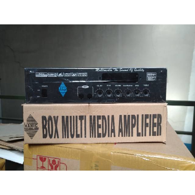 Box amplifier multimedia mp3 echo