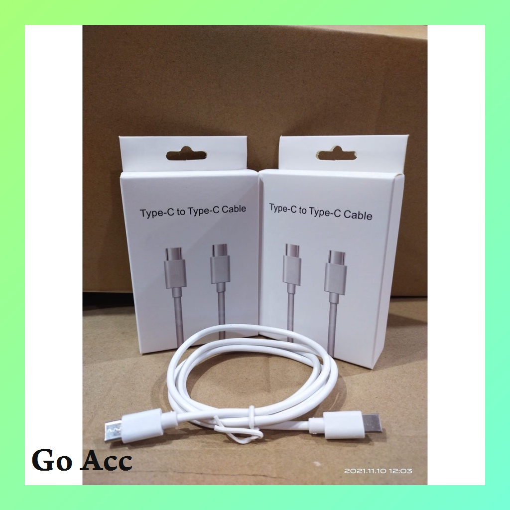 Kabel data Type C ke Type C Fast charging