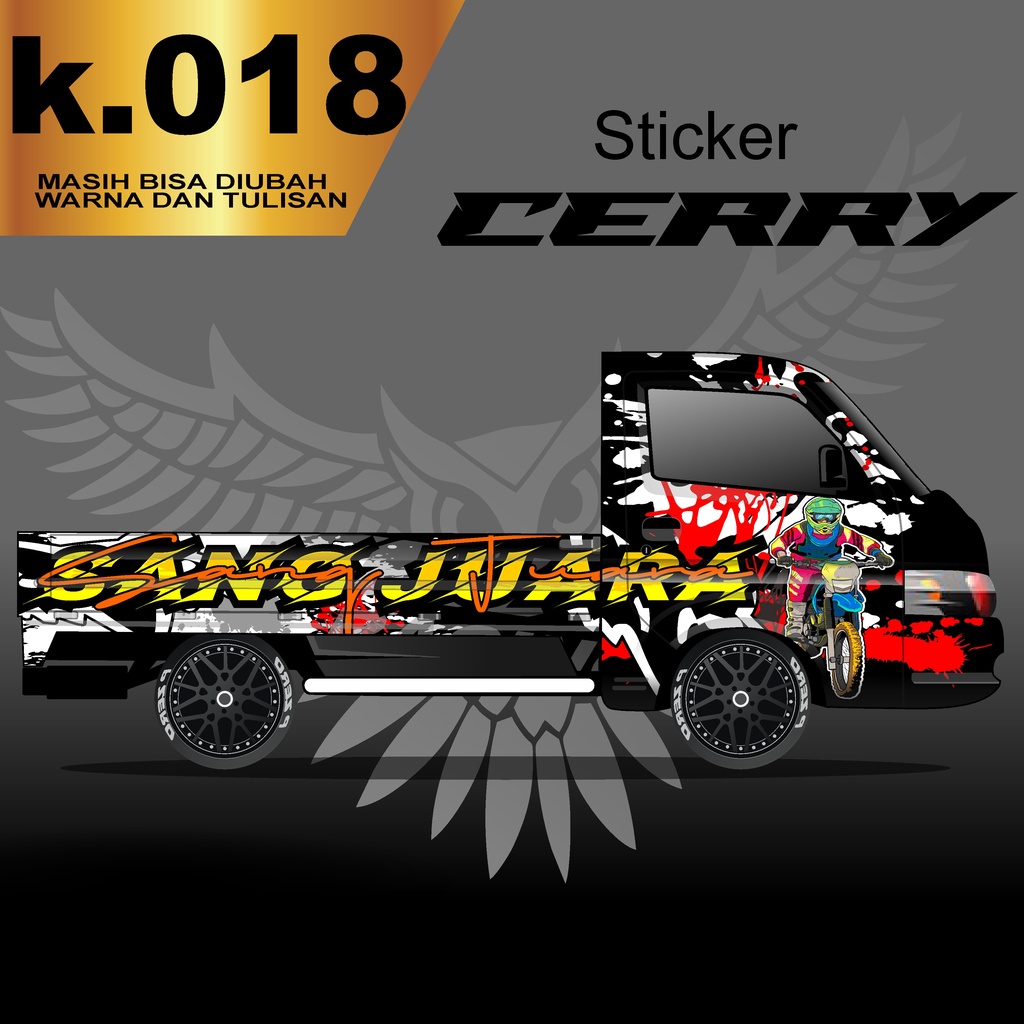 Decal Sticker mobil New Carry Pick Up 2020 Fullbody Stiker Dekal Carry k.018