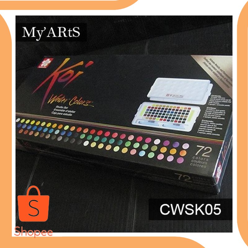 

Dijual accessories Sakura Koi Watercolour 72 warna cat air 20DEZ Berkualitas