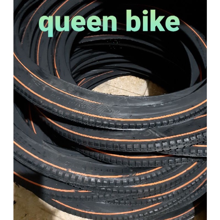 Ban Luar Sepeda 28x1 1/2 Kebo Unto Onta Deli Tire Swallow Les Orange