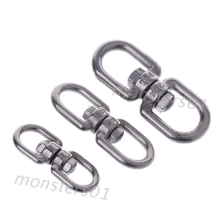 mm qtg♛EDC 8 Shape Rotary Buckle Safety Climbing Swivel Hook Connector Carabiner Clasp