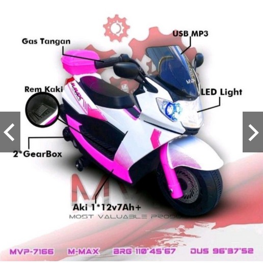Mainan Anak Motor Aki M-MAX MVP-7166
