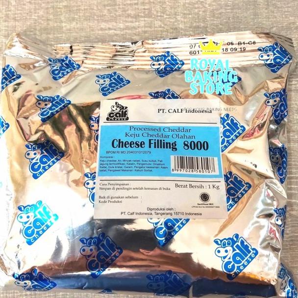 

CALF CHEESE FILLING 8000 1 KG / KEJU FILLING ISIAN ROTI PAO