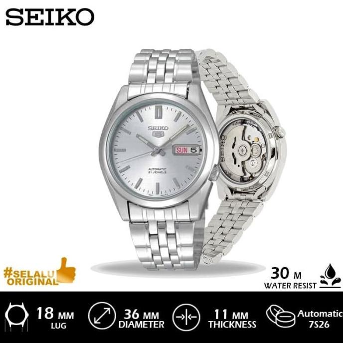Jam Tangan Pria Seiko 5 SNK355K1 SNK355 Original Murah