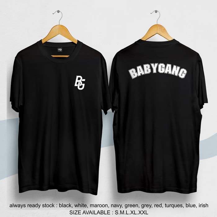 Kaos / Baju / Tshirt Distro BabyGang Baby Gang BG v2 Keren Terlaris