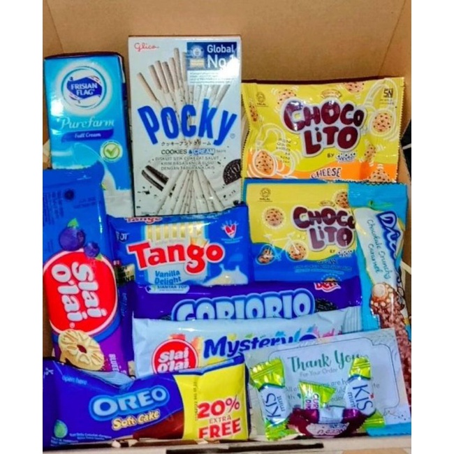 

Hampers Snack Paket blue