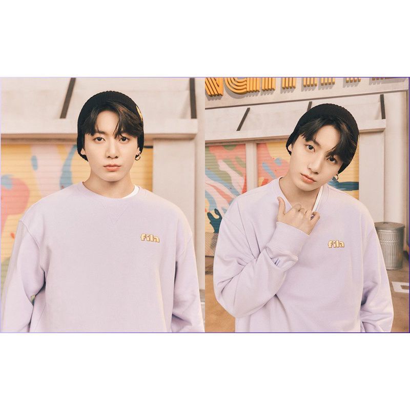 SWEATER FILA BTS DYNAMITE JUNGKOOK