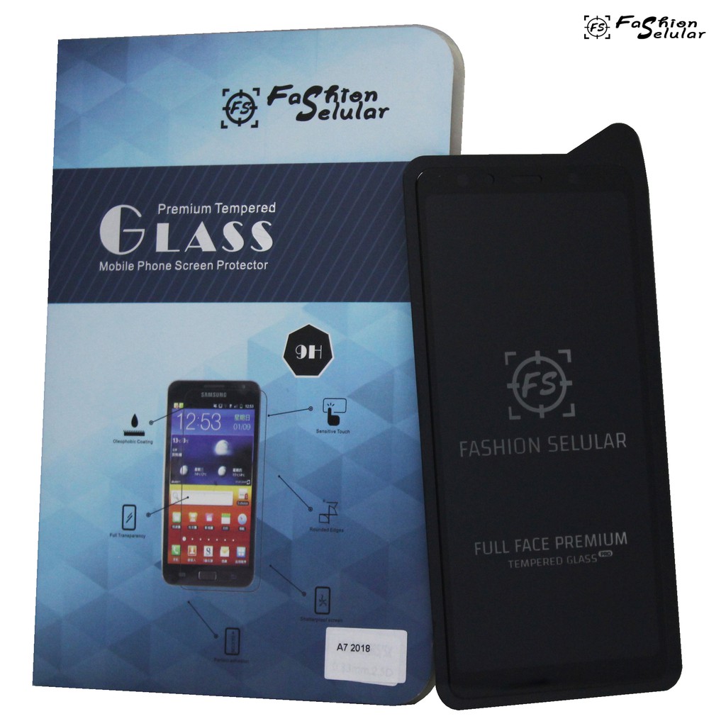 Tempered Glass Premium Full Lem Samsung J2 core J4 plus J6 Plus