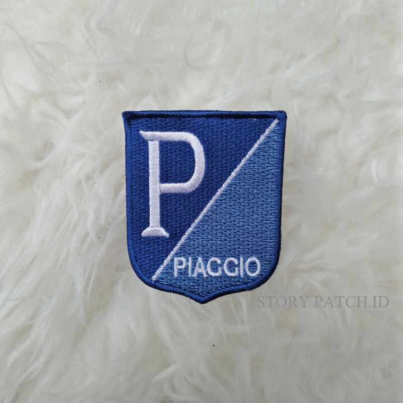 PATCH BORDIR EMBLEM BORDIR PIAGGIO VESPA AKSESORIS FASHION EMBLEM MOTOR VESPA