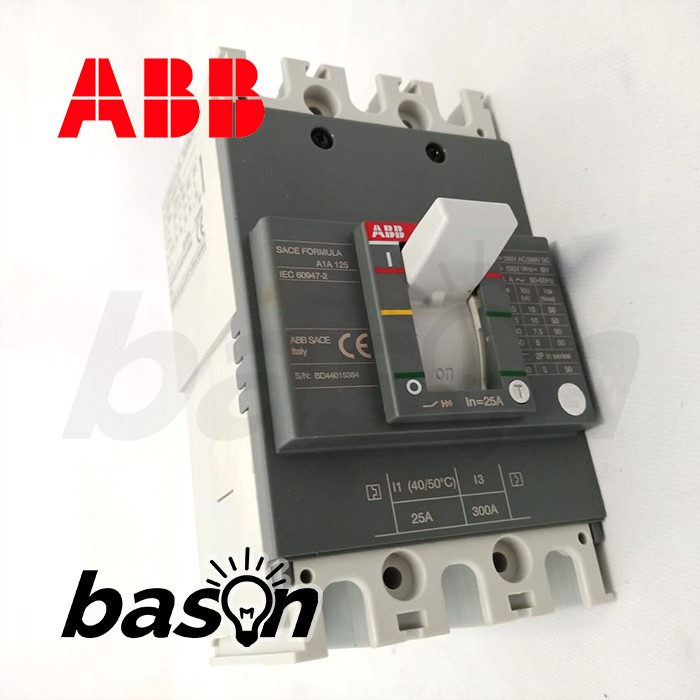 ABB MCCB Formula A1 10 kA 3 Pole 15A - 1SDA066510R1