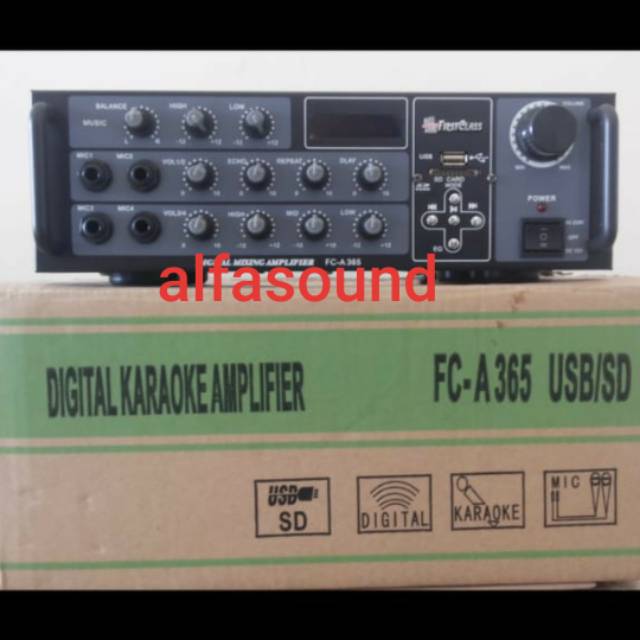POWER AMPLIFIER FIRSTCLASS FC A365 AMPLI FIRSTCLASS FCA365 BLUETOOTH