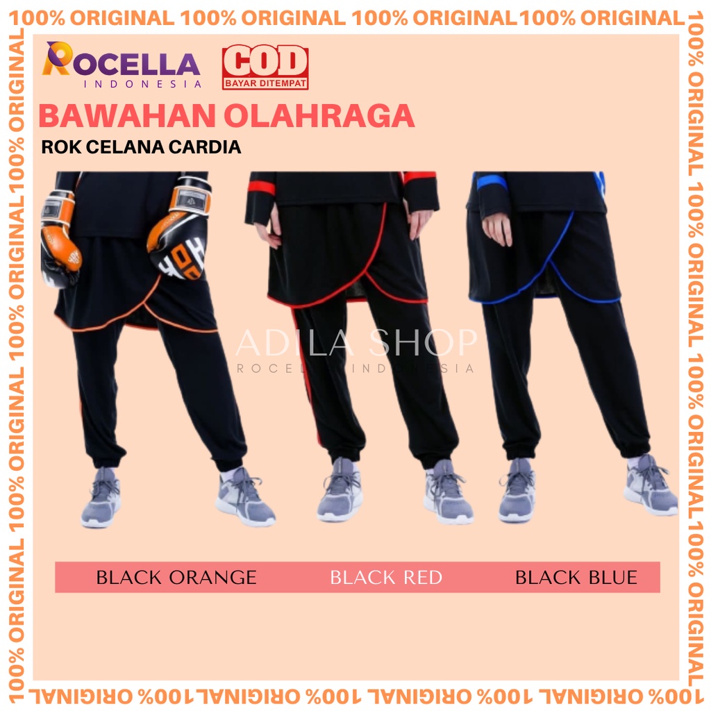 Rok Celana Rocella Cardia Rok Celana Jogging Sepeda Rok Celana Olahraga Celana Olahraga Sepeda