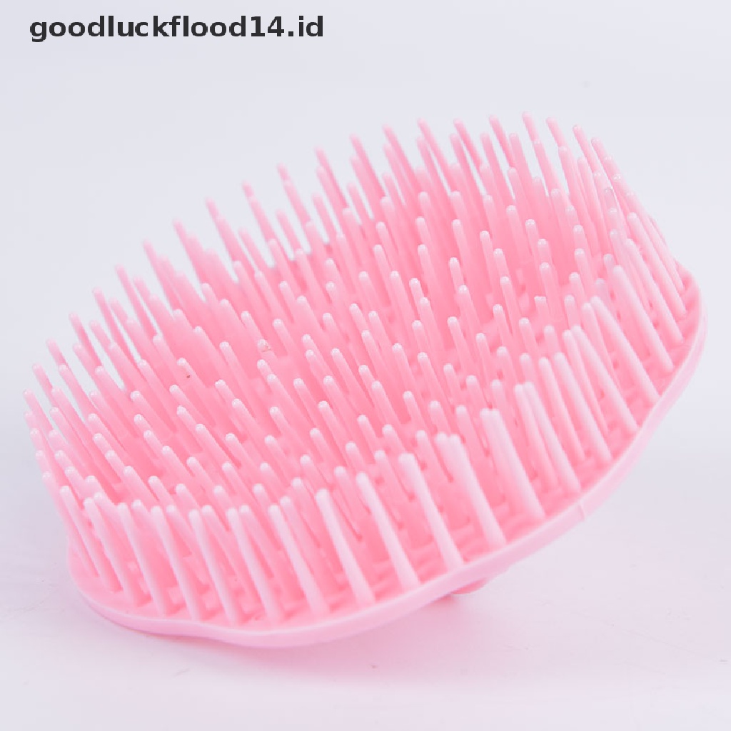 [OOID] Shampoo Brush Adult Scalp Brush Soft Glue Comb Long Hair Hair Scalp Head Massage ID