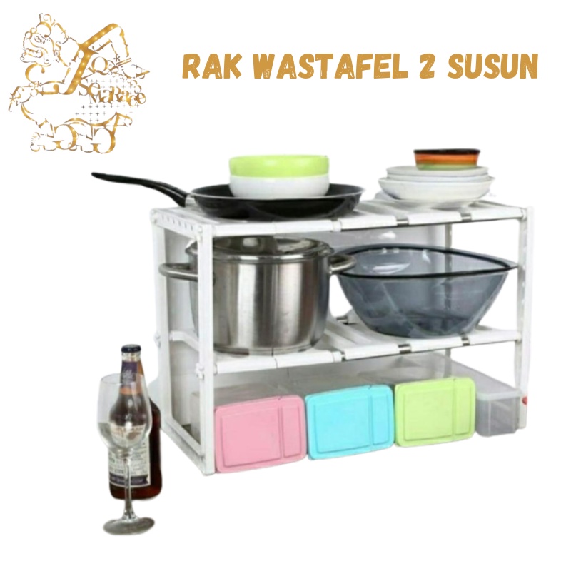 RAK DAPUR 2 SUSUN BAWAH WASTAFEL