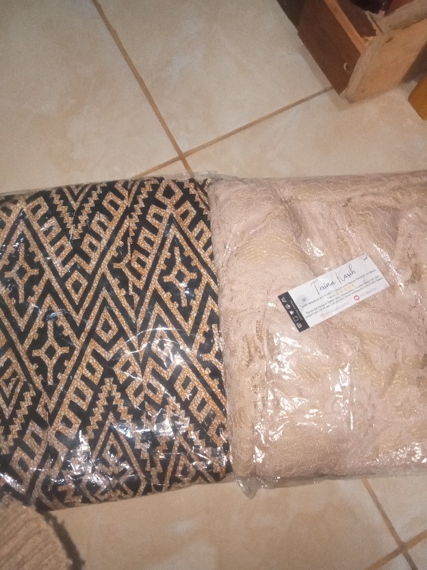 Couple Batik Wajik Lupita Brokat Lengan Panjang . Kebaya Couple Kondangan