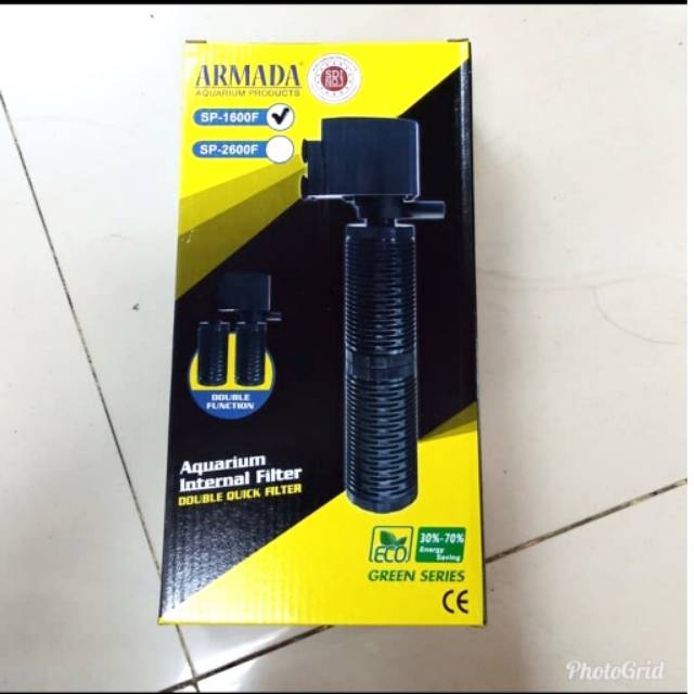 Mesin filter aquarium SP-1600F - Mesin pompa celup Internal Filter - Mesin Sirkulasi air