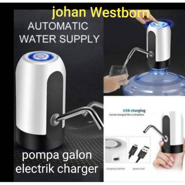 Pompa electric galon aqua usb charge