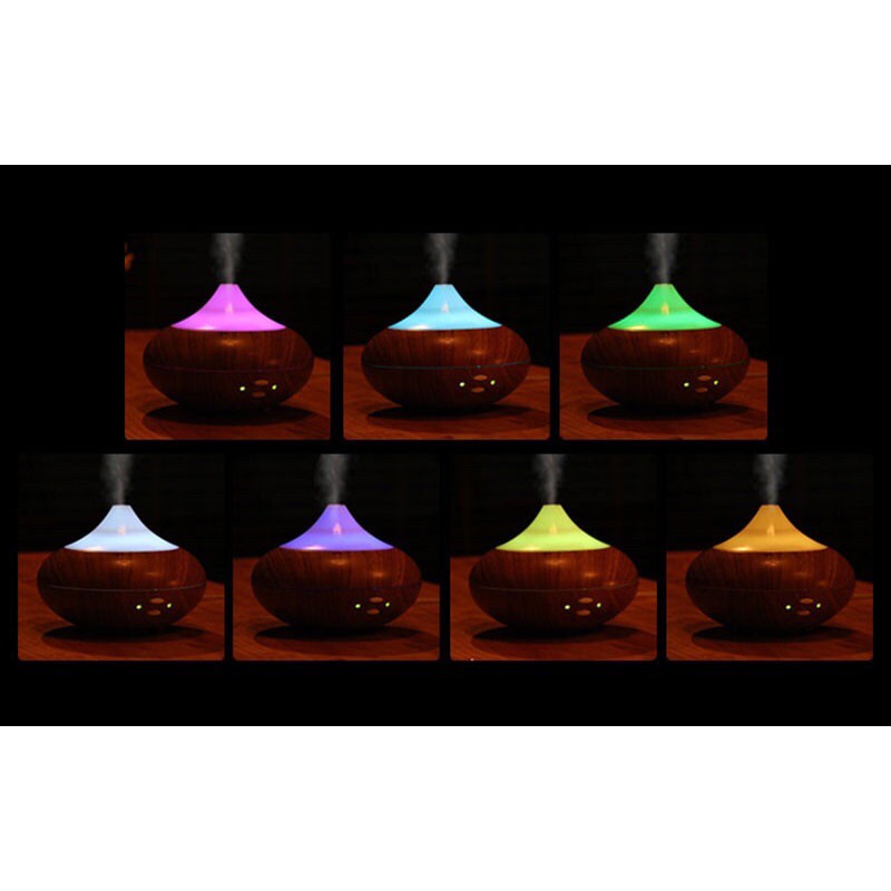 Aromatherapy Air Humidifier Wood 210ml with LED RGB