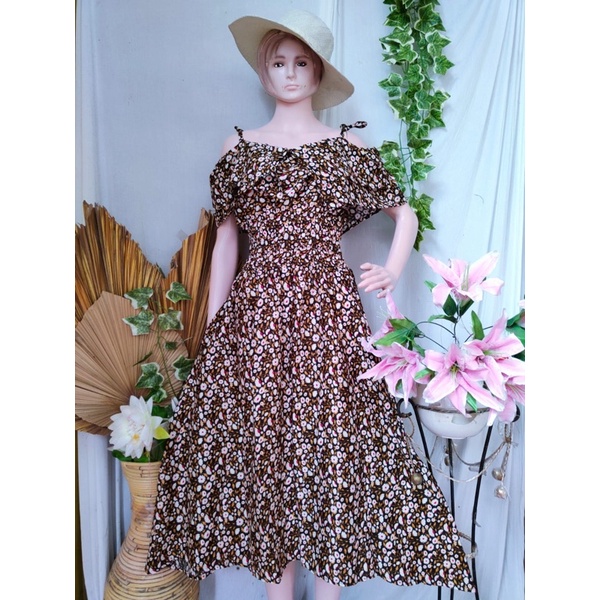 dress kupu-kupu khas bali