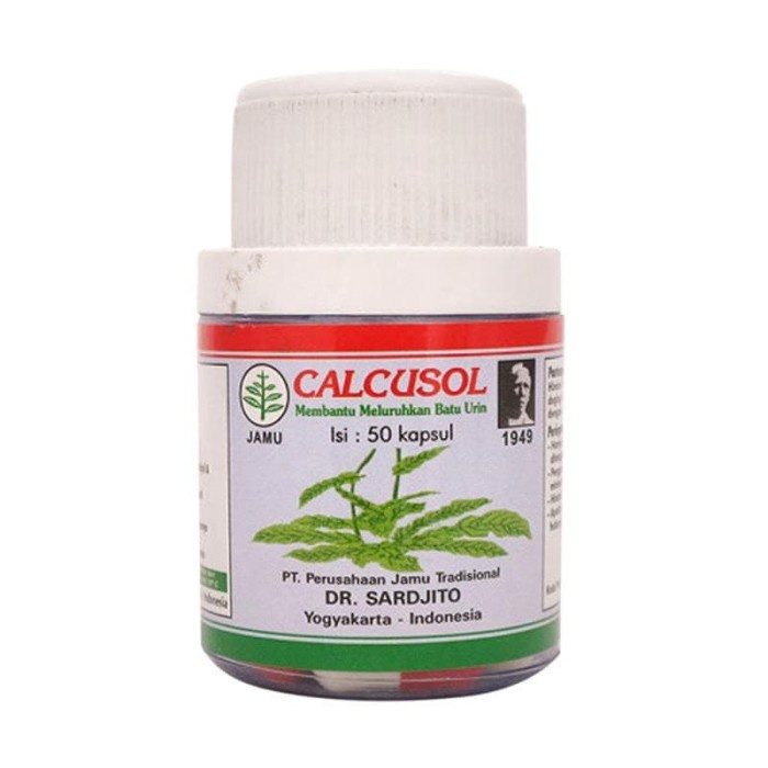 Herbal Calcusol Obat [1 box/ 50 Capsul]