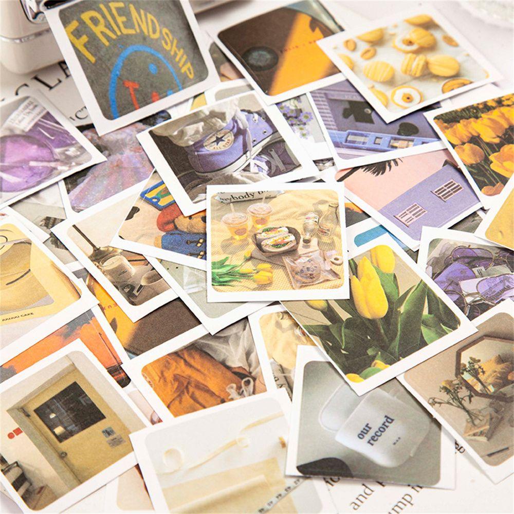 Populer 30pcs/set Kertas Khusus Warna Notes Sekolah DIY Dekorasi Diary Notepad Kertas Pesan