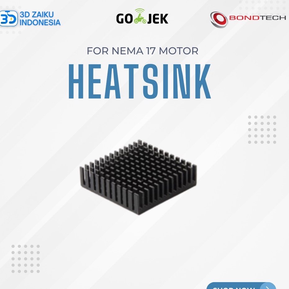 Original Bondtech Heatsink for NEMA 17 Motor