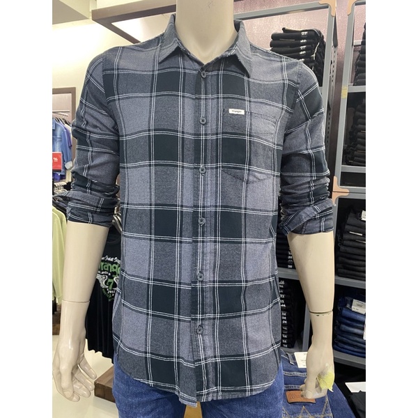 KEMEJA CASUAL WRANGLER ORIGINAL 100%
