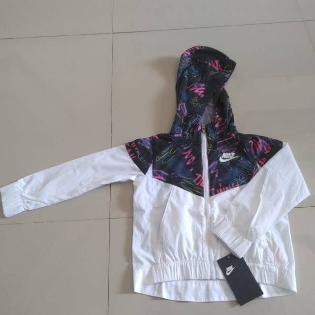 Jaket nike original anak cewe parasut