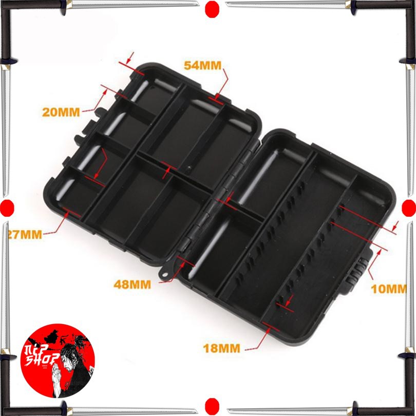 Box Kotak Perkakas Kail Pancing Waterproof Case- Black