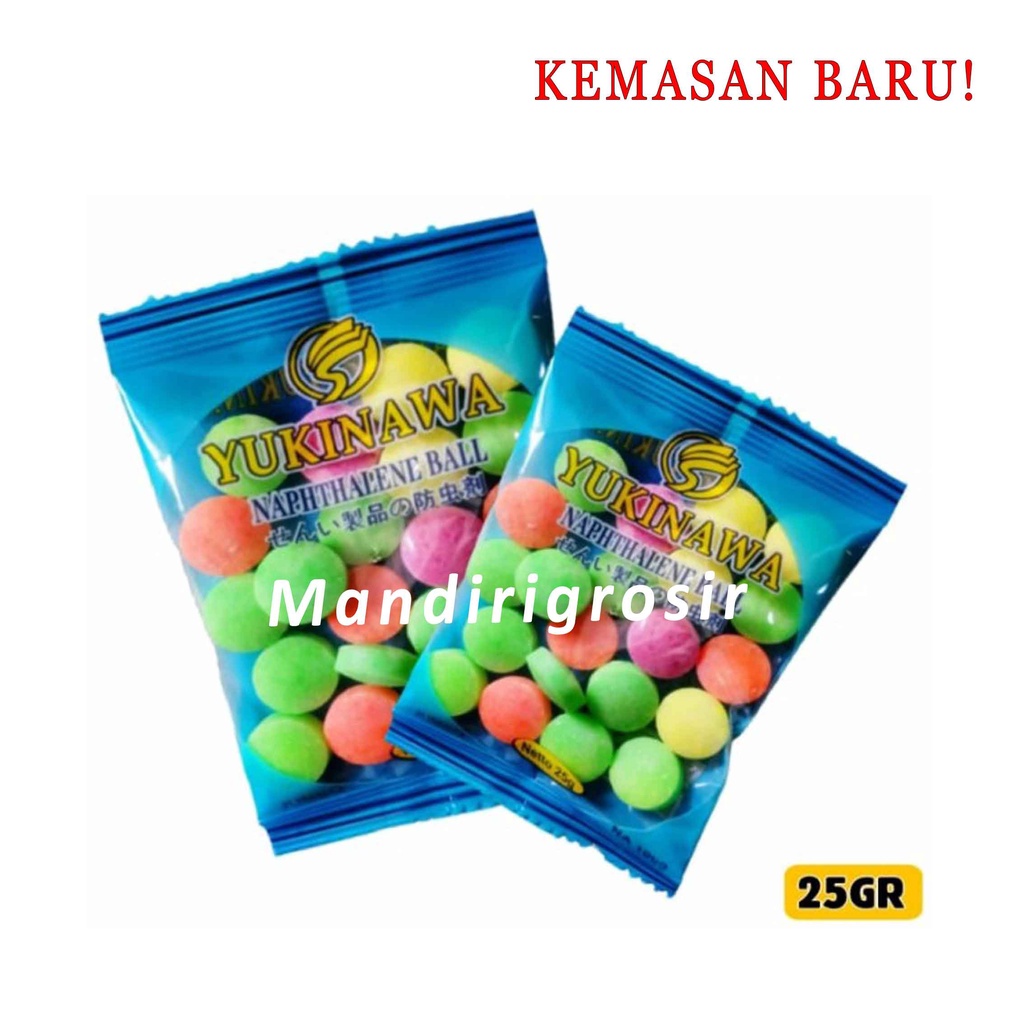 Kamper * Kamper Yukinawa *   Naphthalene Ball * Pengharum ruangan * 25g