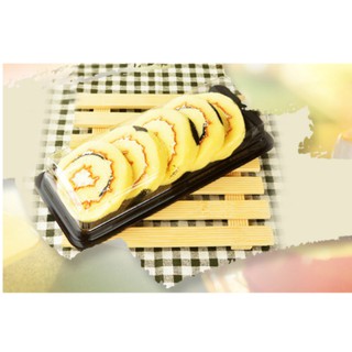 box kotak kue mooncake mini / mika roll cake / transparan slice bolu