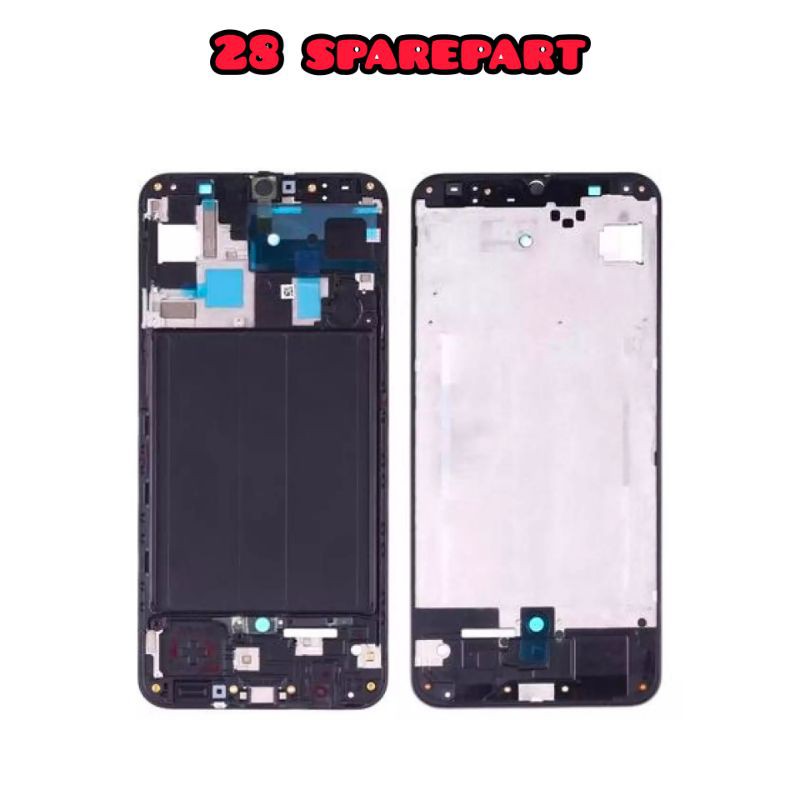 FRAME LCD/TULANG TENGAH DUDUKAN LCD SAMSUNG A20/A205 ORIGINAL